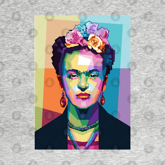 Frida Kahlo in WPAP by Alkahfsmart